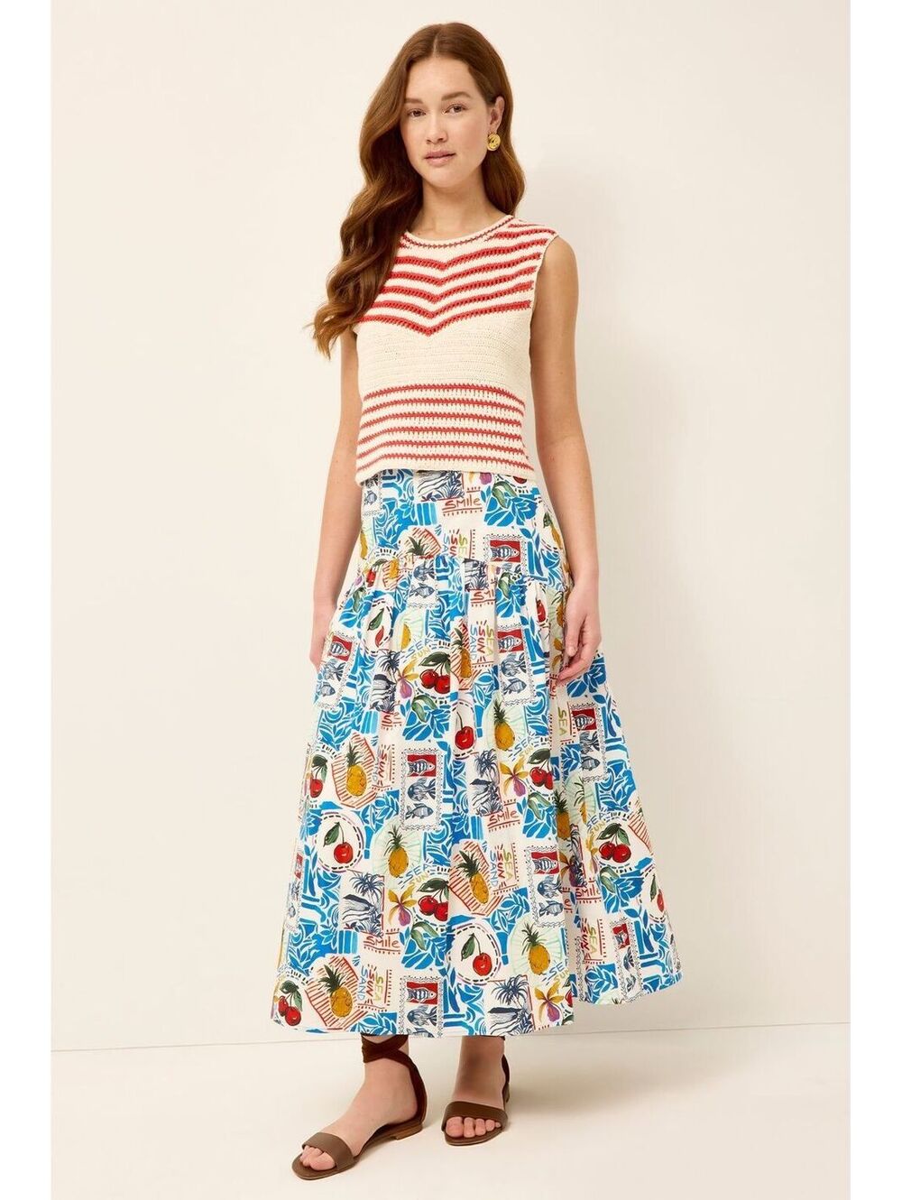 20. MARIE OLIVER | Bennett Pant in Florogram ✦ $348